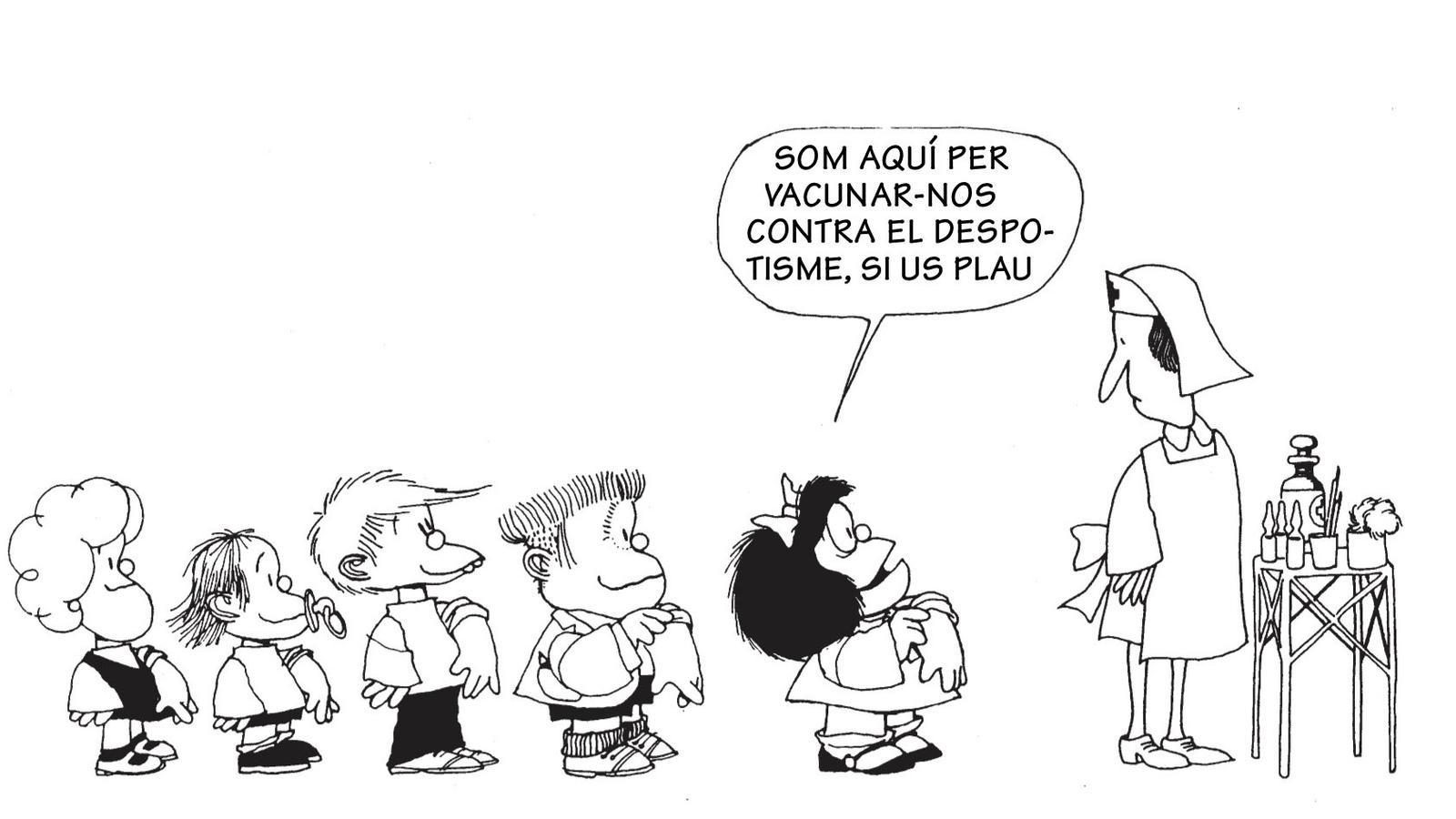 El dibuixant Quino, el pare de Mafalda
